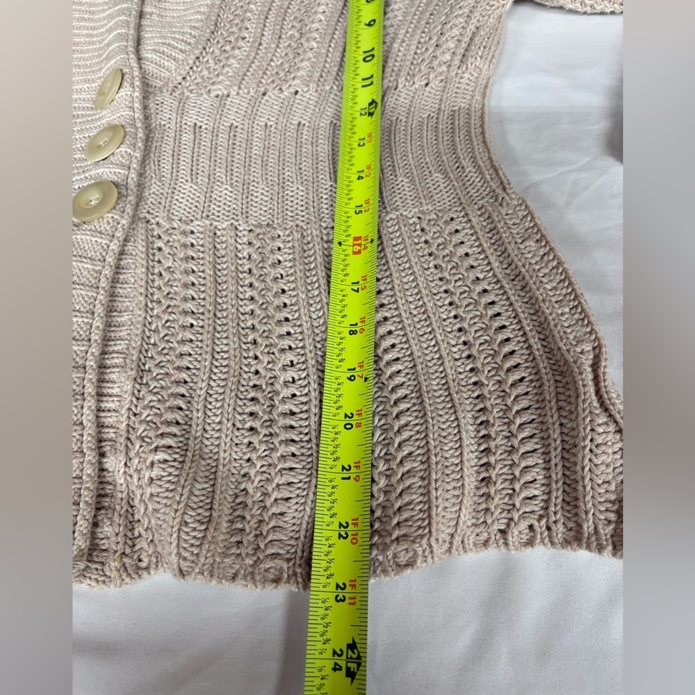 Eddie Bauer button-front knit cardigan sweater women’s L - Picture 9 of 10